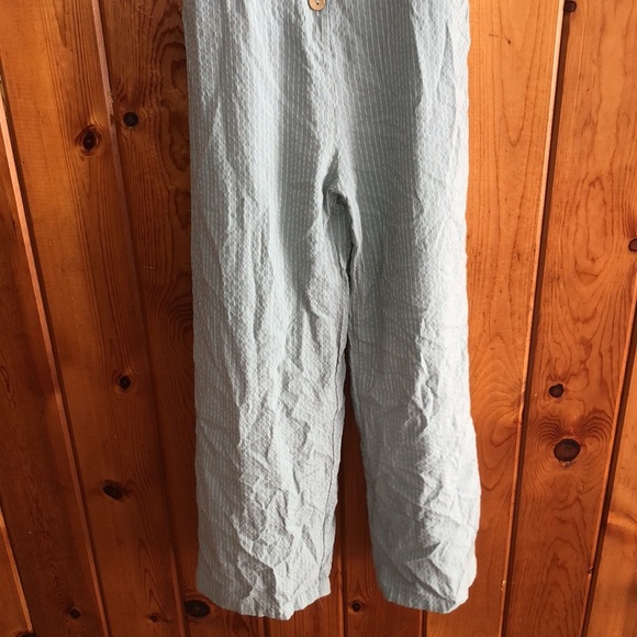 Peyton Bree jumpsuit romper stripped baby blue romper tank top size 16 clothing​ - Picture 3 of 11